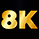 8K felbonts