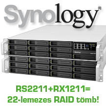 10-lemezes Synology-k 12-es bvtvel