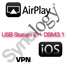 j Synology btk AirPlay s VPN tmogatssal