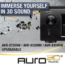 Auro-3D frissts a Denon-tl