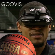 NBA + Verizon 5G + Goovis headset