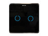 Heltun Touch Panel Switch Duo (fekete-ezst)
