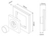Heatit Plastic kit for Z-Dim (matt fekete)